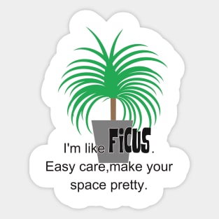 Ficus Sticker